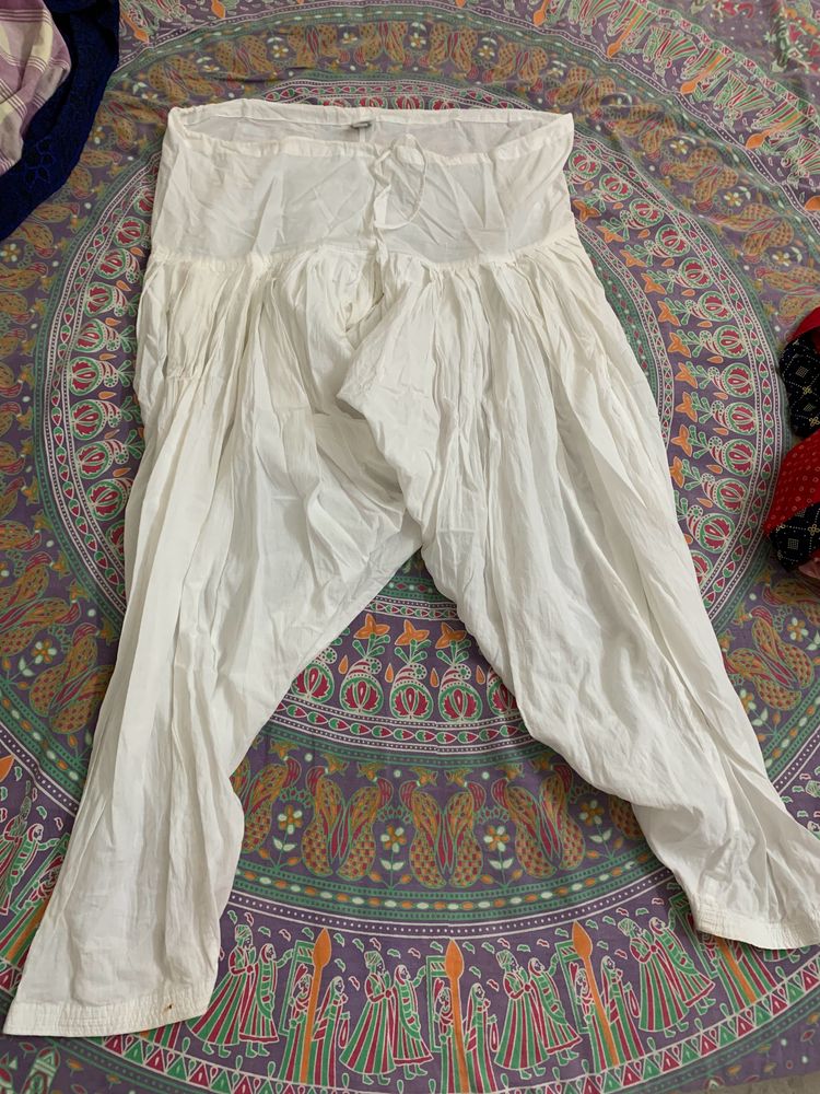 Patiala /salwar White Pant