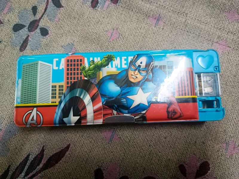 New America Pencil Box With Light