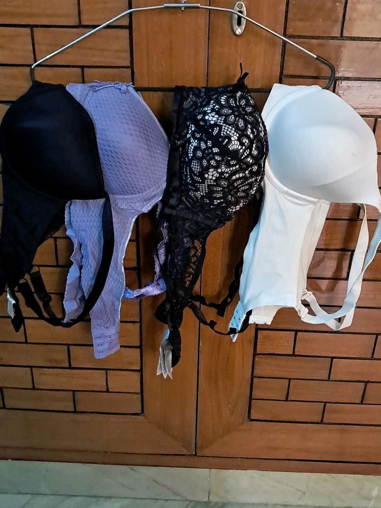 Combo Of Four Imported Fabric Bra