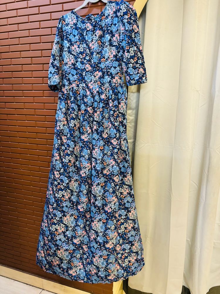 Summer Printer Maxi Western Dress