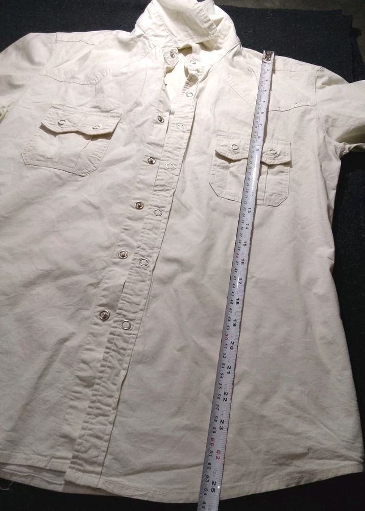 Mens Offwhite Shirt