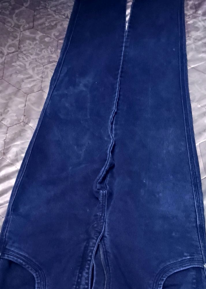 Navy Blue Jeans Pant