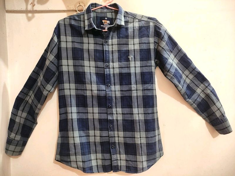 Men Check Shirt