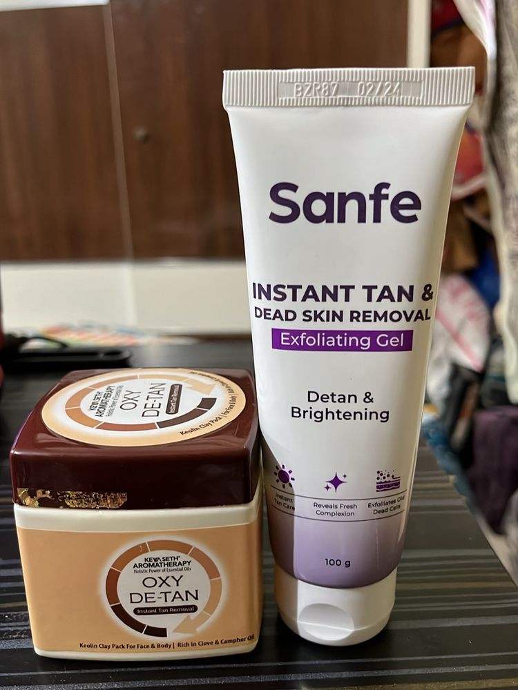 De-tan Combo Sanfe + Oxy Detan