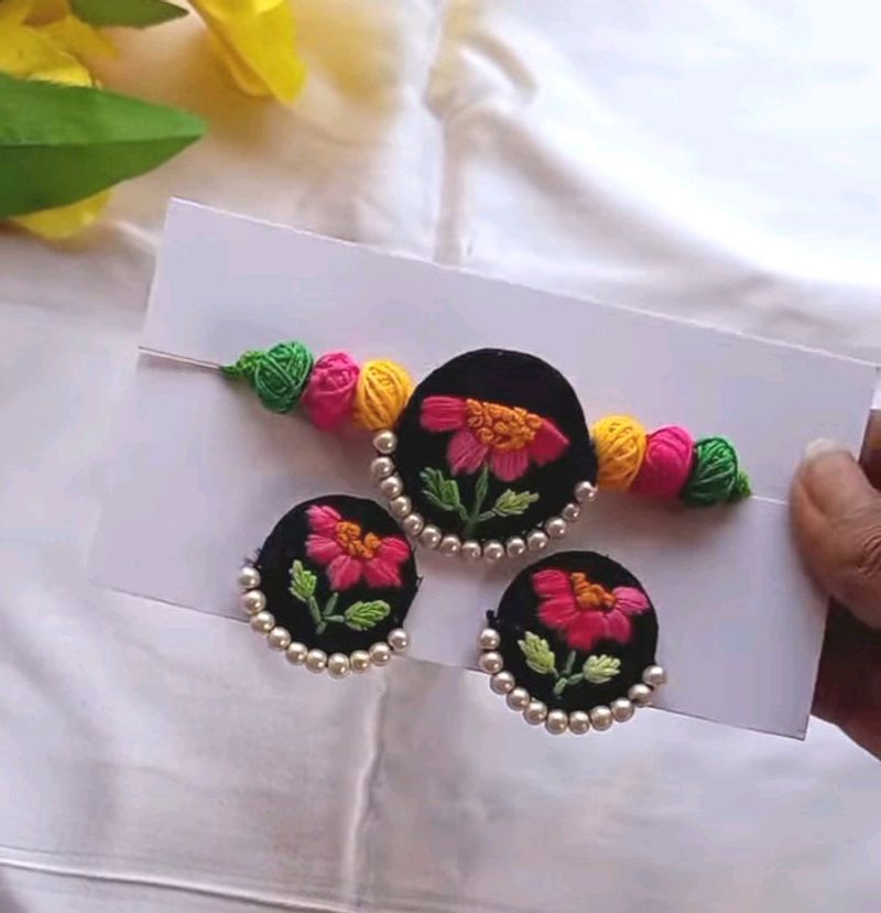 Embroidered Jewelry No 6