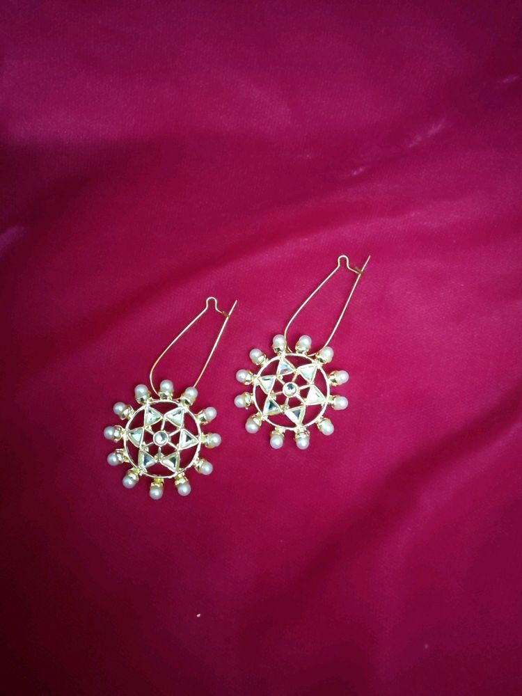 Kundan Drop Earrings