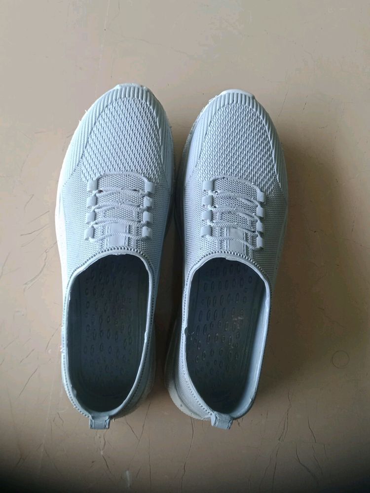 Grey shoes