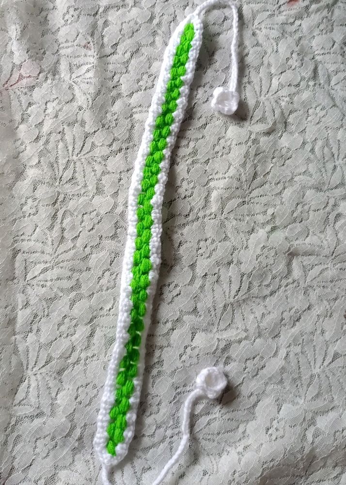 Green Crochet Head Band