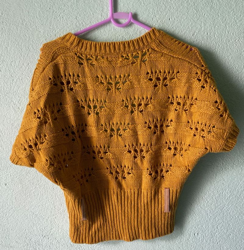 Pretty Yellow Top Sweater