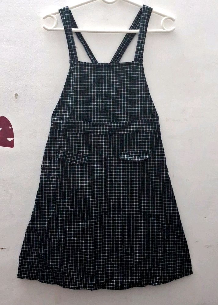 Dressberry Checked Dungaree