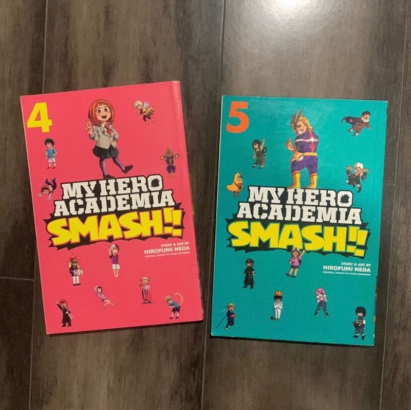 Set Of 2 My Hero Academia Smash books
