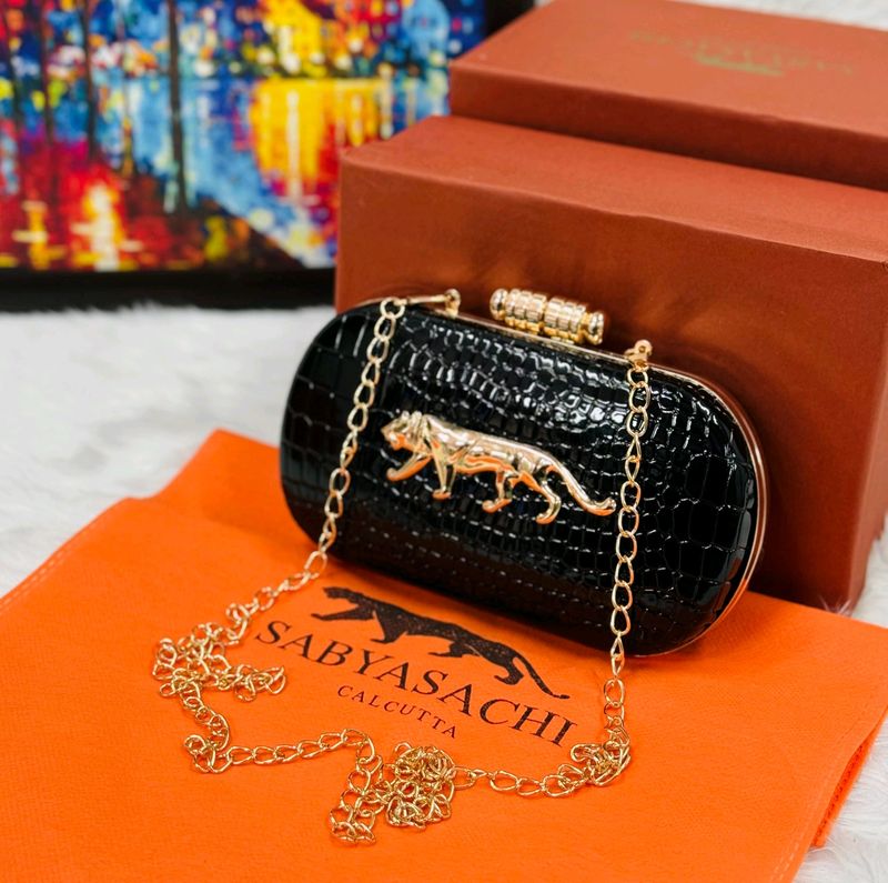 PREMIUM QUALITY SABYASACHI CLUTCH WITH BOX