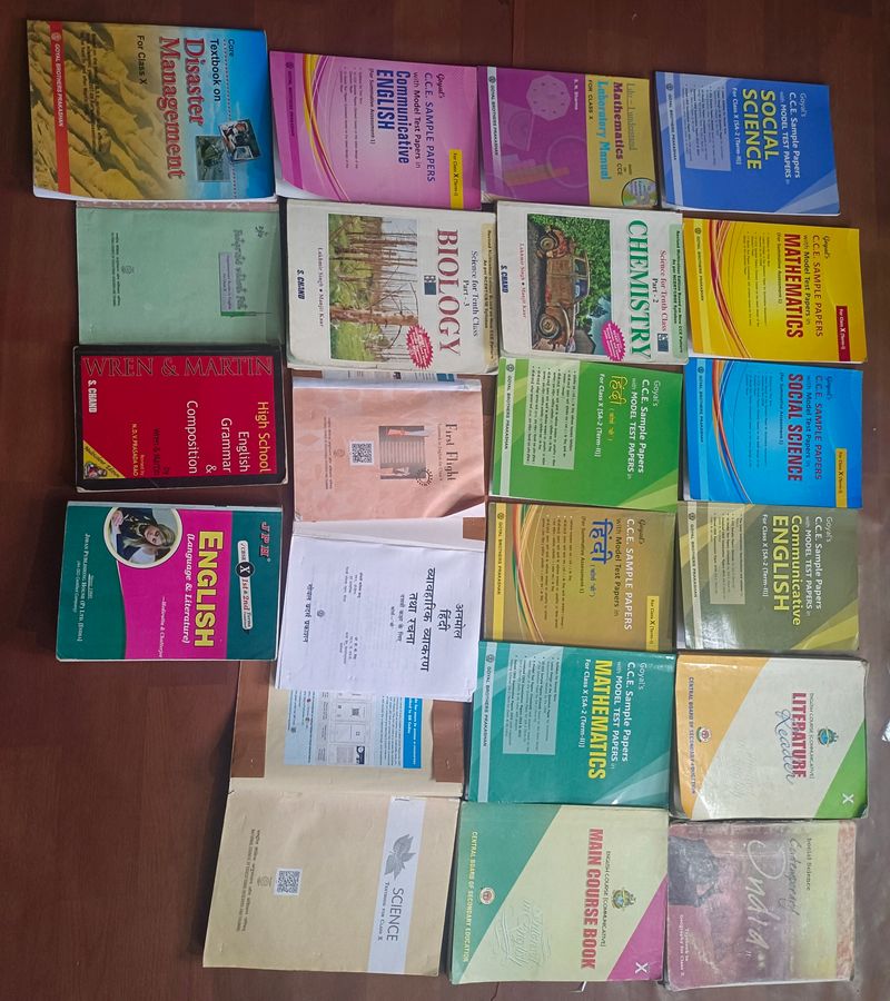Textbooks For Class 10 Set Of 21