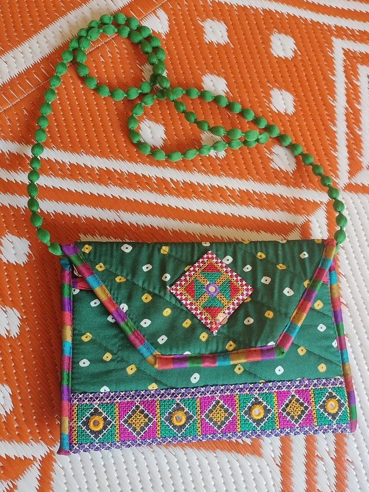 Green Side Bag For Girls