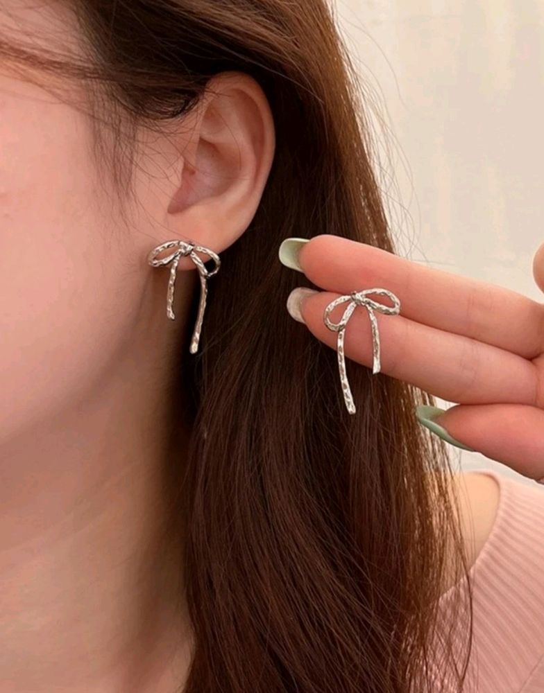 Y2k Imported Cute Bow Earrings 🌷⭐💝🍓🧁