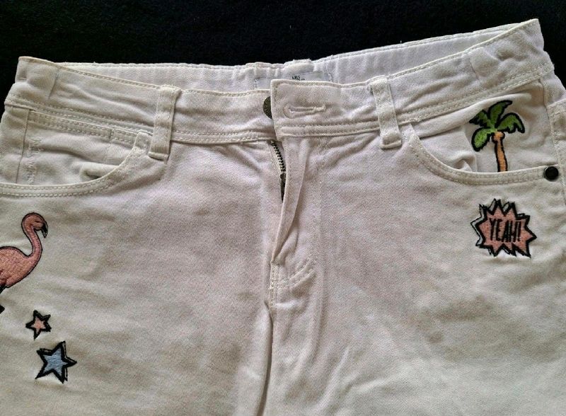 M&S White shorts