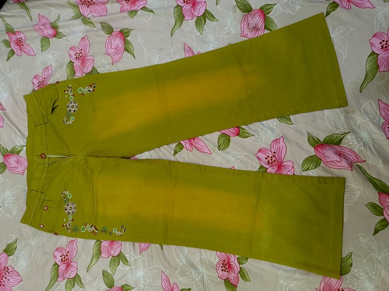 Lime Green Jeans