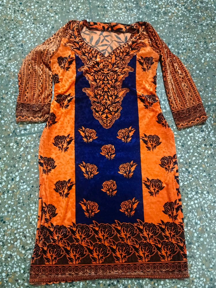 Velvet Designer Kurti