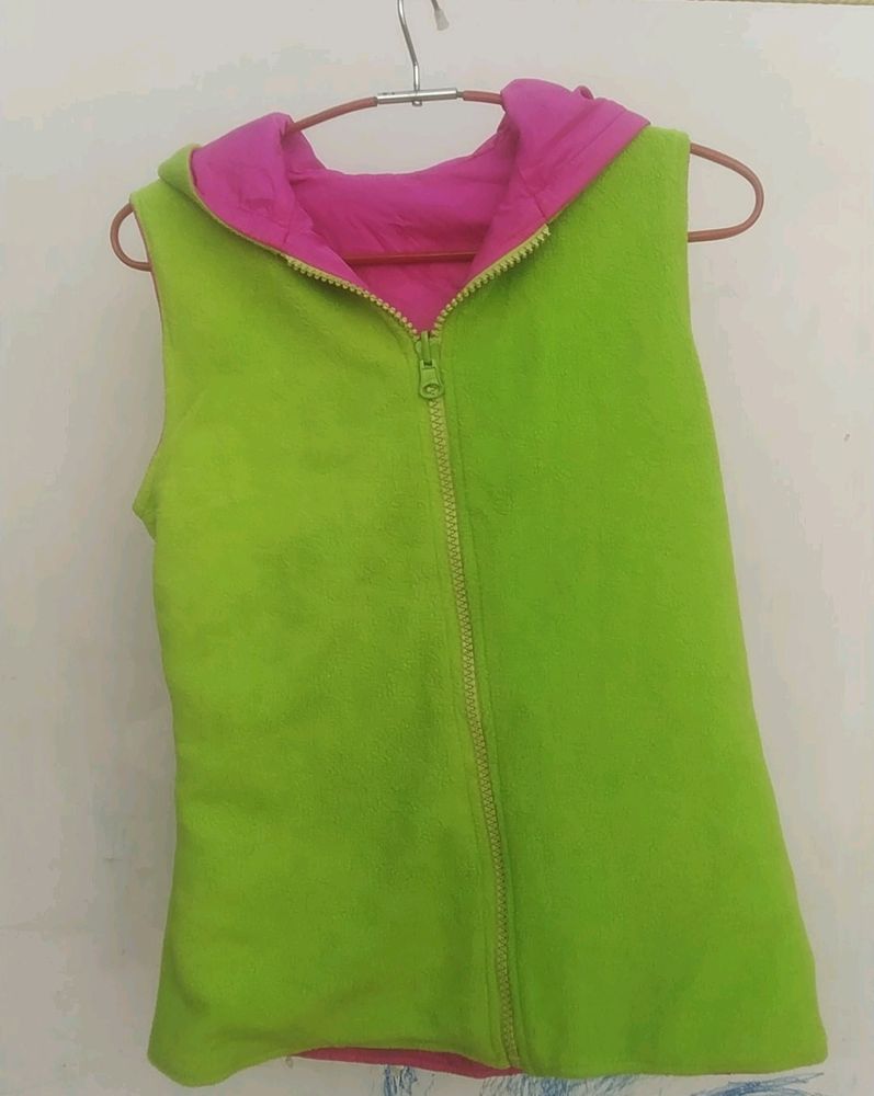 Dual Side Half Jacket For Women