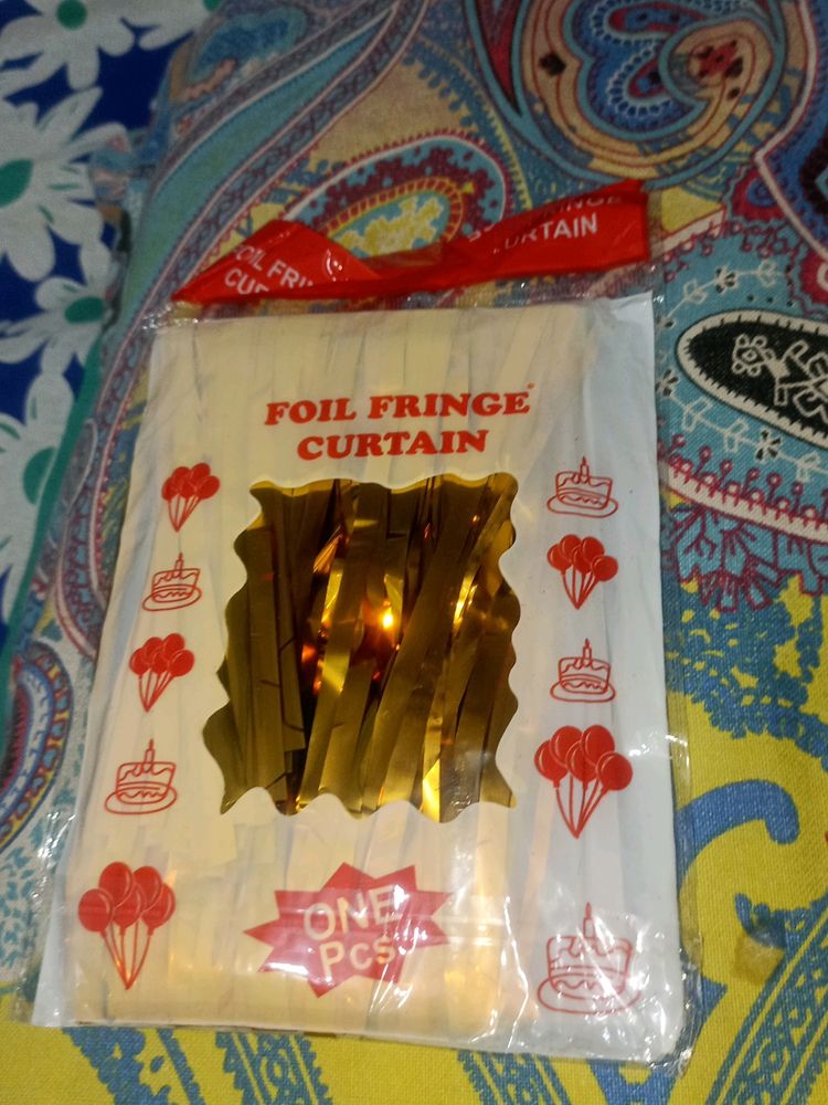 Foil Fringe Curtain For Decorations