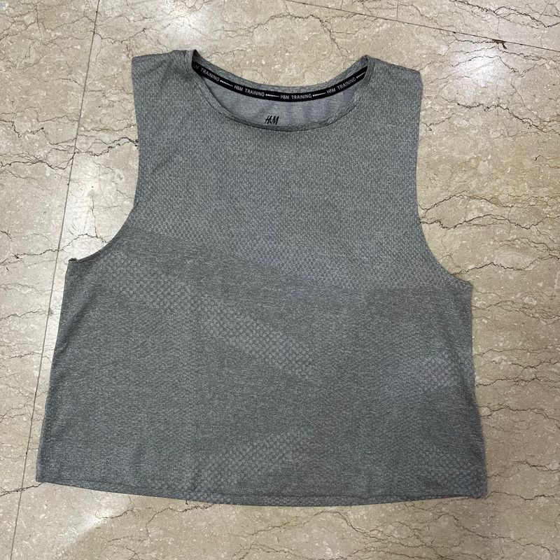 H&M Grey Lightweight, Water Resistant Tank Top