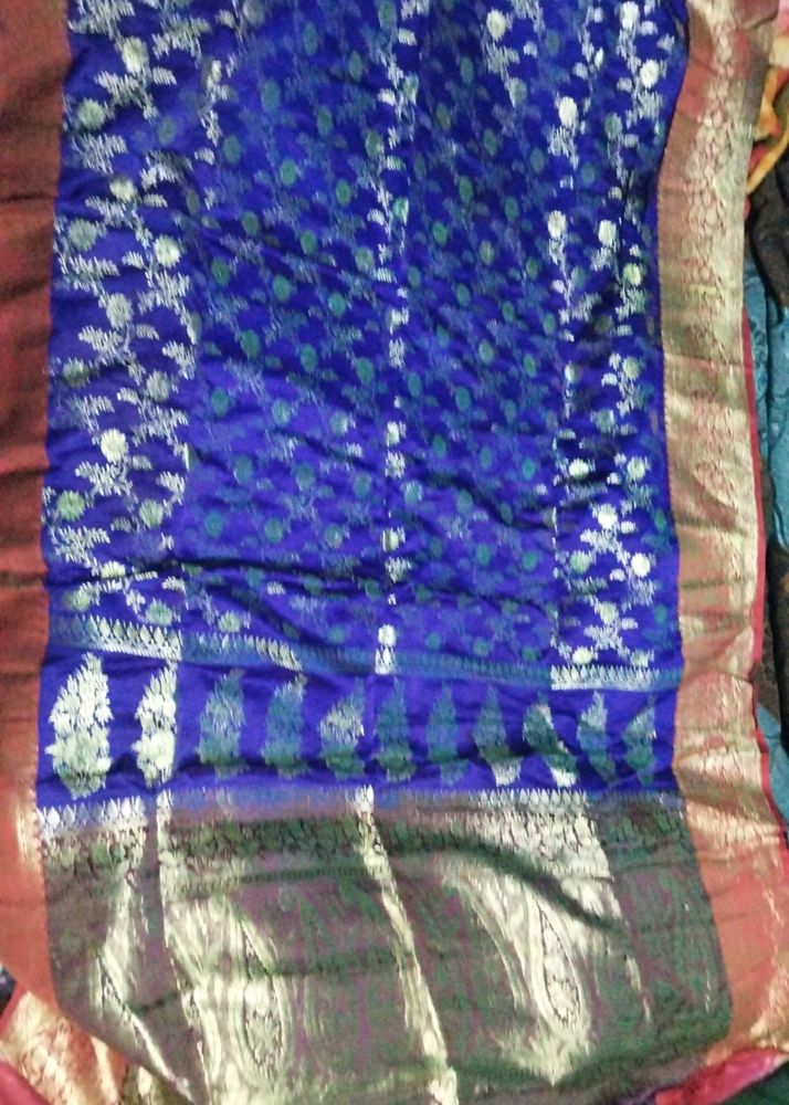 Original Banarsi Silk Without Blouse