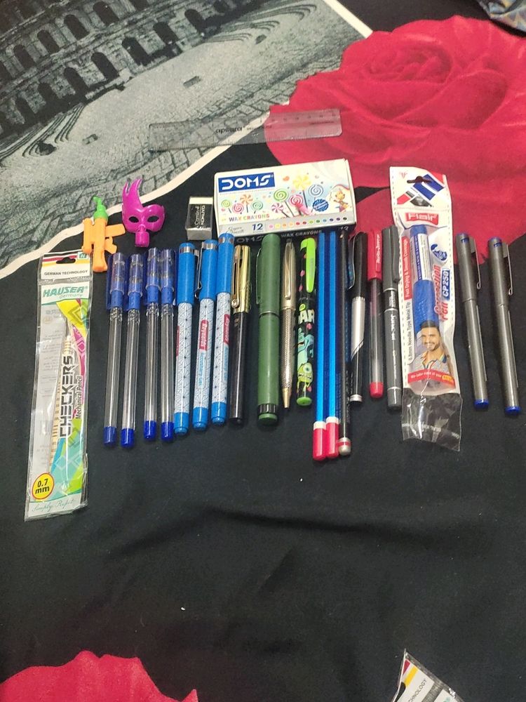 Pens Pencils Colours Kit Set