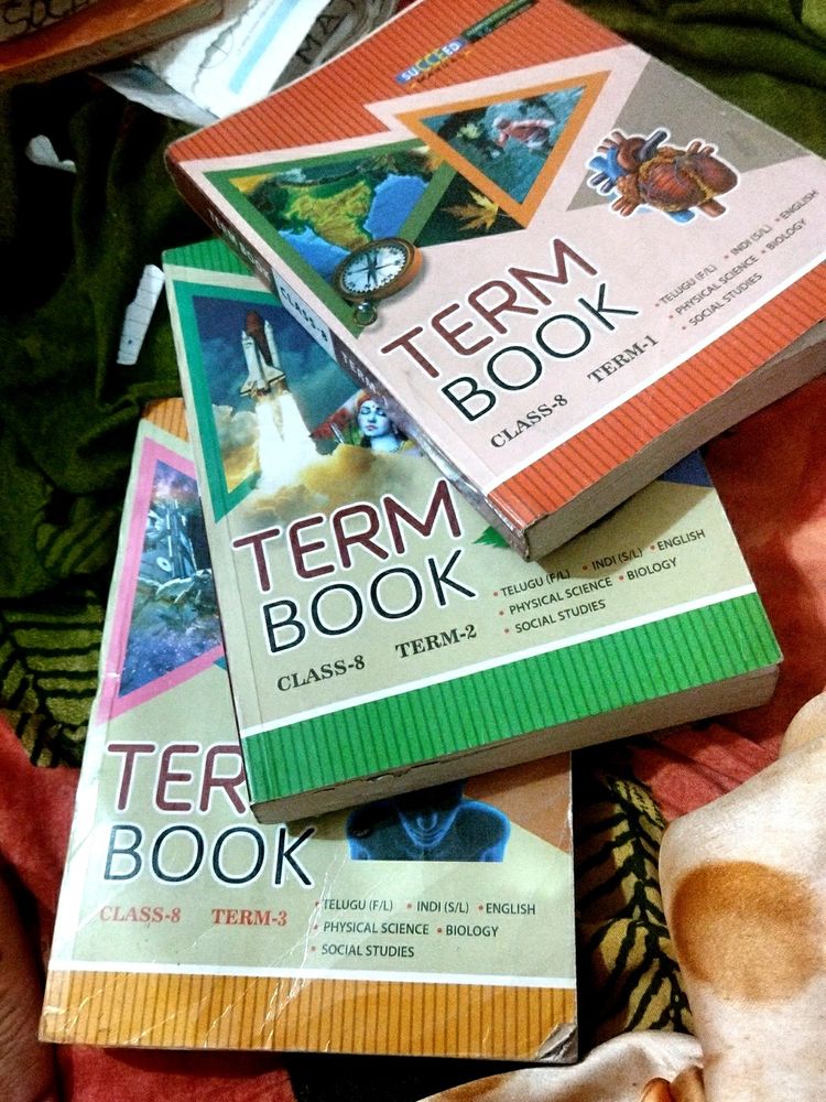 8th Class Term Books (Totally New Unused