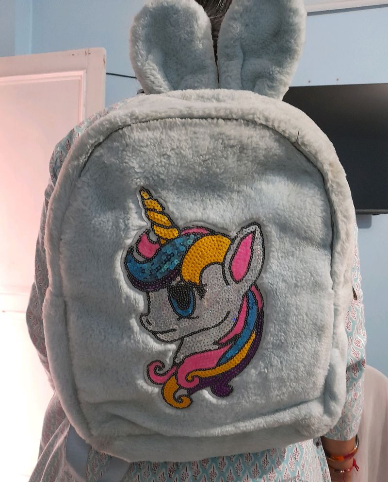 kids unicorn picnic bag