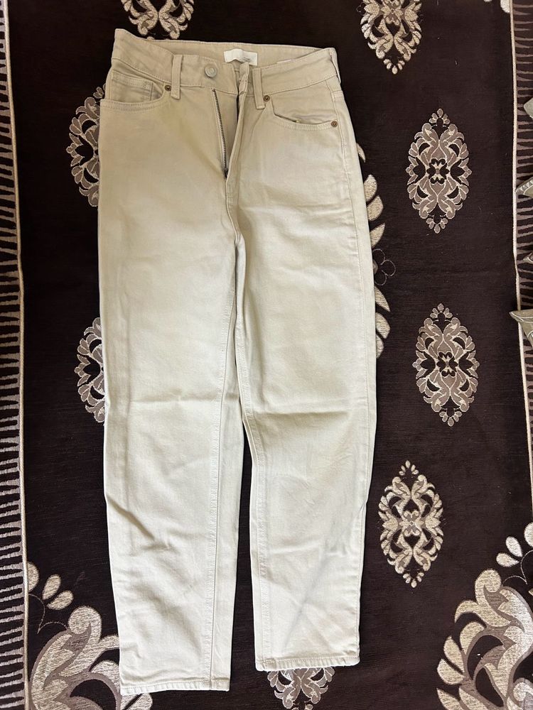 H&M Beige Jeans