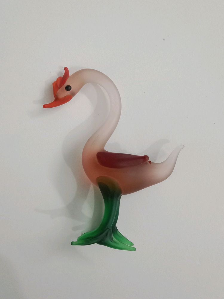 Glass Bird Showpiece