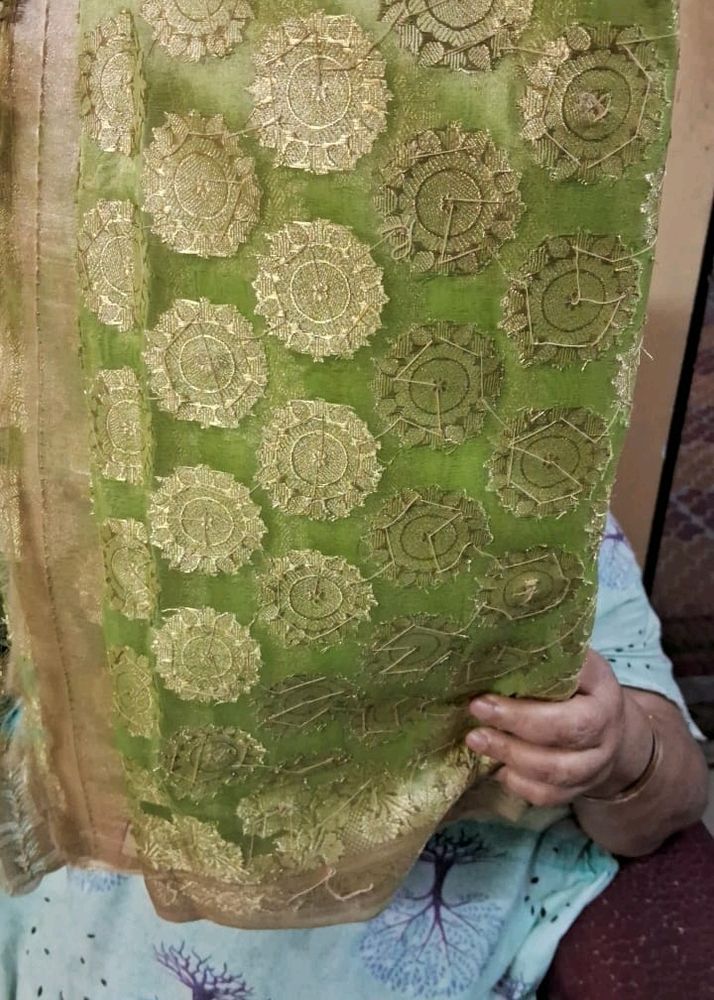 Green Banarasi Saree