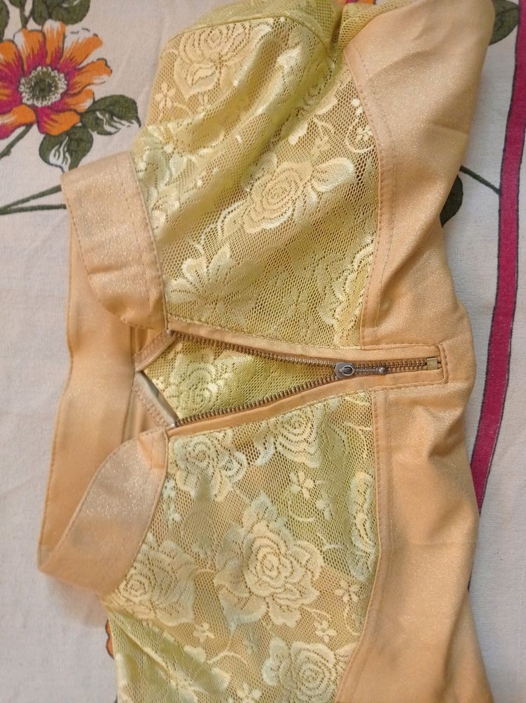 Golden Readymade Blouse