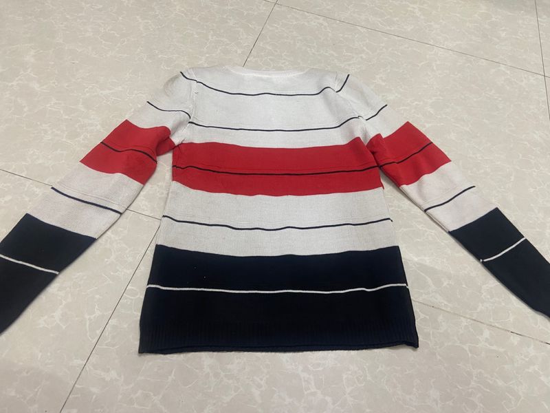 Stripes Woolen Tshirt & Sweatshirt.