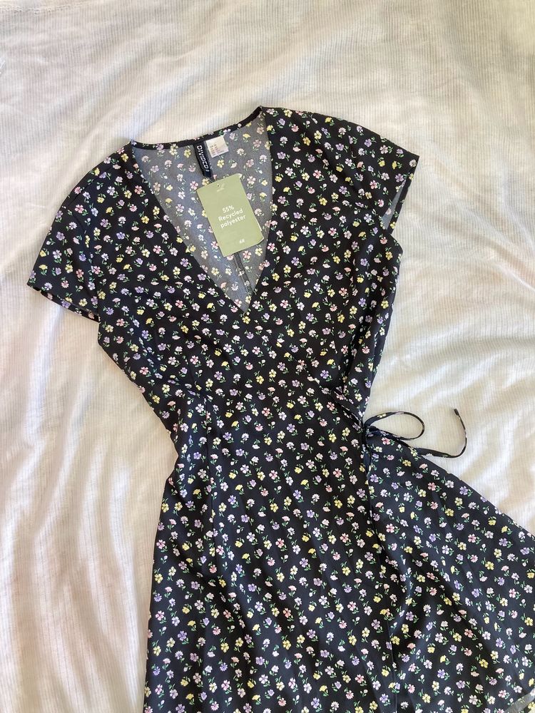 H&M Floral Wrap Dress