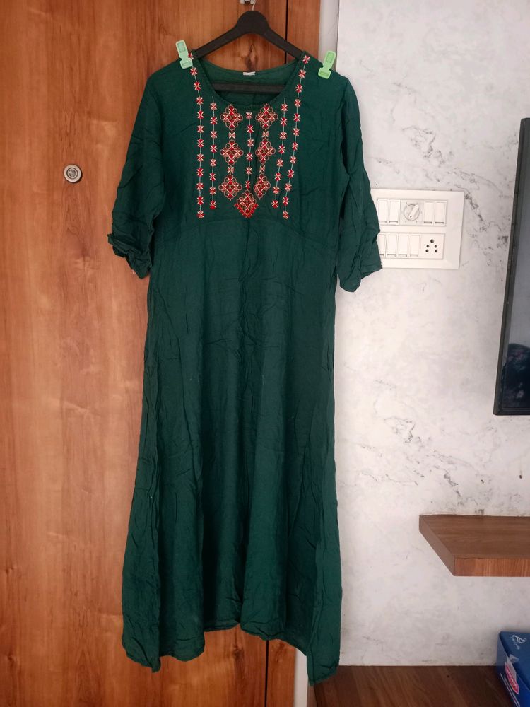 2xl Anarkali Kurti 💚