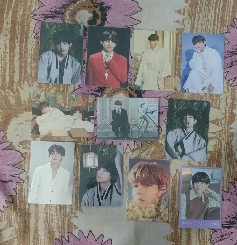 BTS V Official Photocards