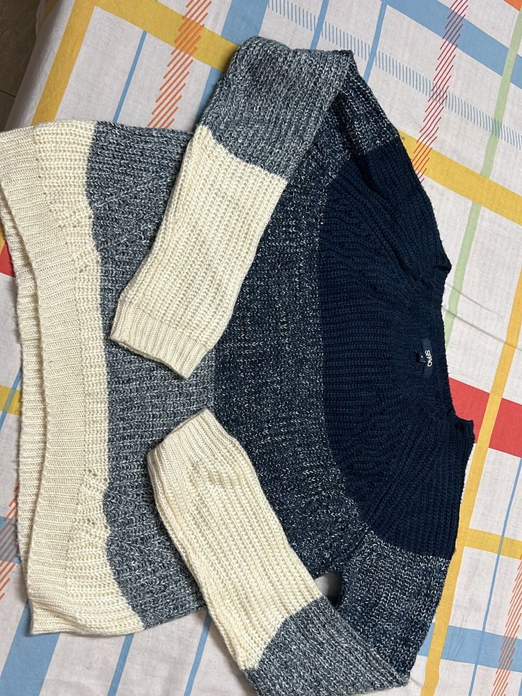 Tri Color Sweater