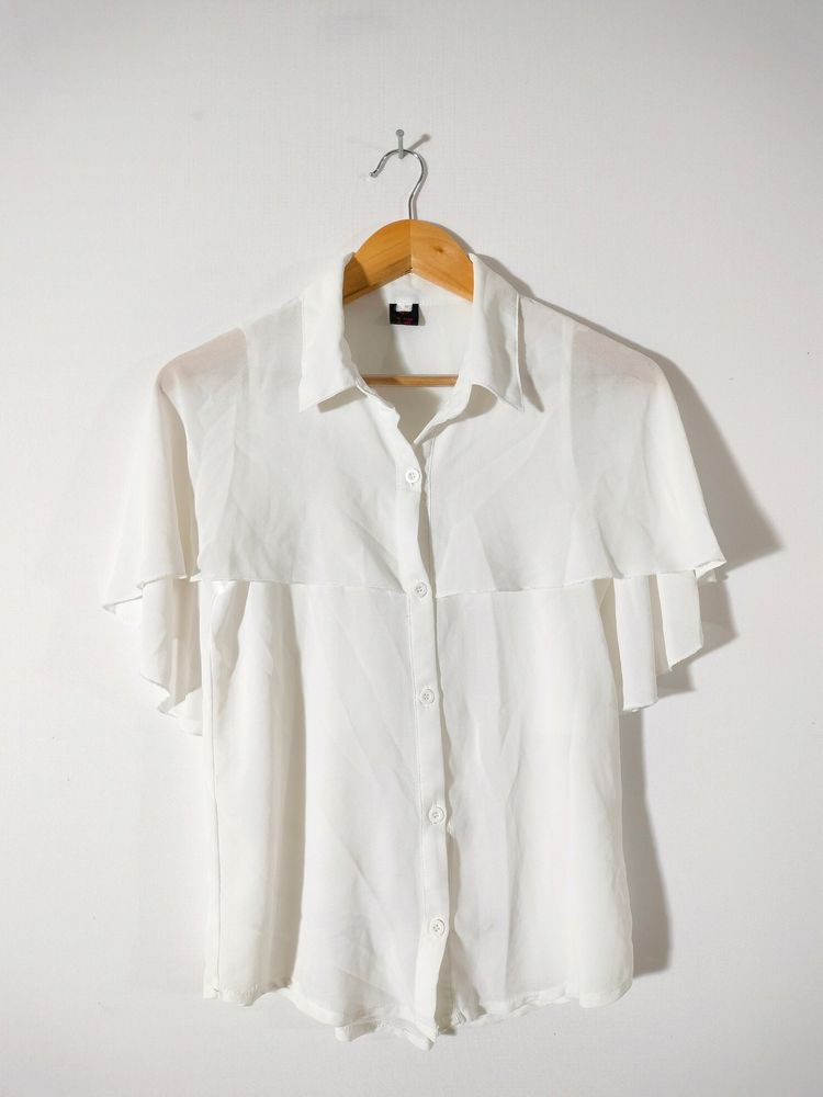 White Casual Top (Women's)