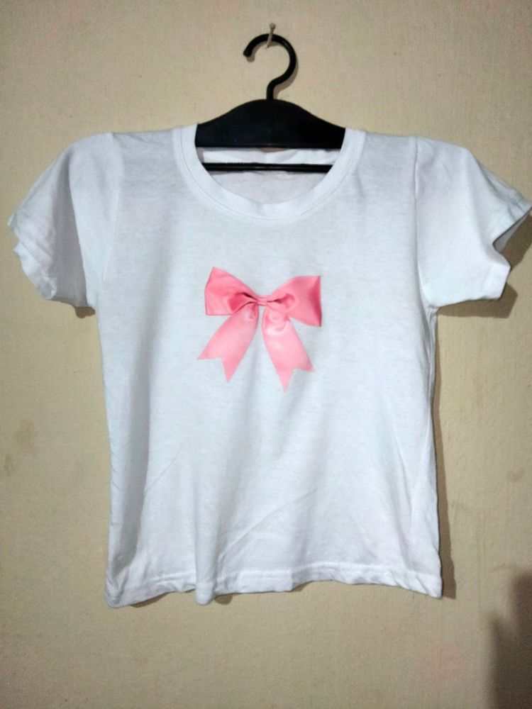 Pinterest Top Bow baby tee🎀