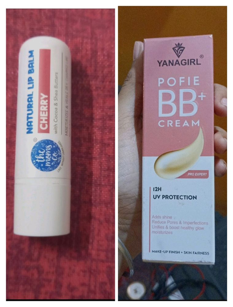 Combo of Yanagirl BB+ cream and Lip Balm