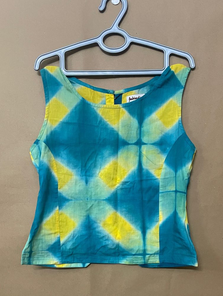 Fab India Tie And Dye Top