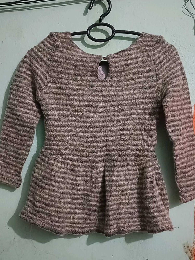 Woolen Frock For 8 -10 Years