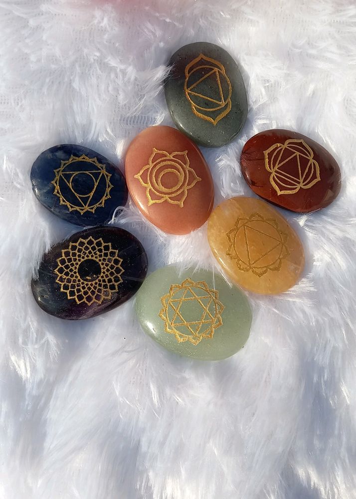 Seven Chakra REIKI HEALING STONE