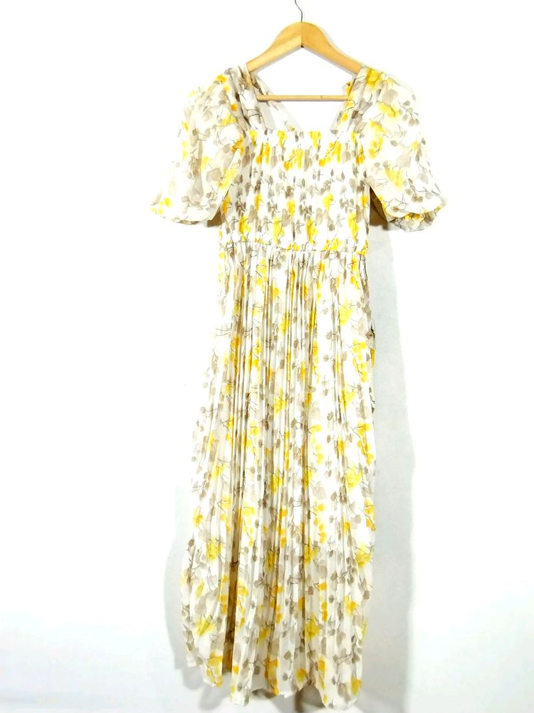 Multicolour Floral Printed Long Maxi Dress (Women)