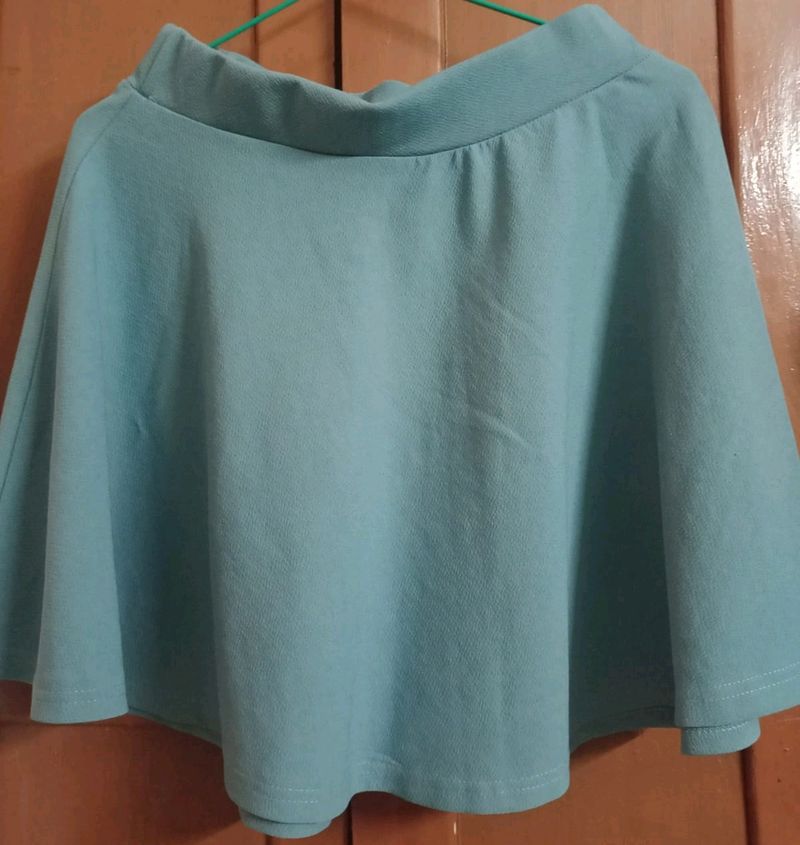 Sea Green Short Skirt