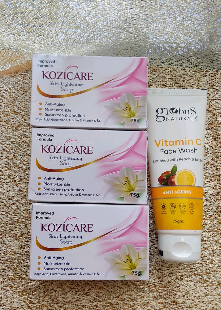 Kozicare Alpha Arbutin Soap -3 N Vit C Facewash