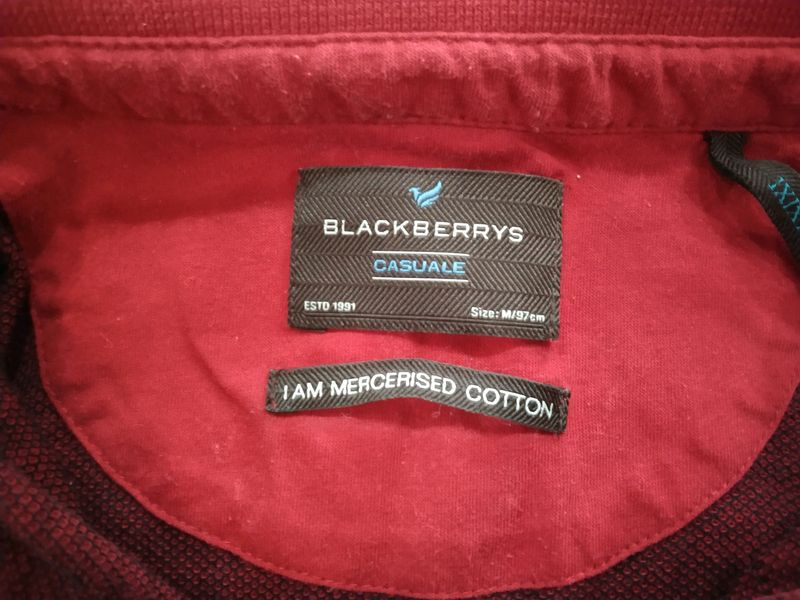 BLACKBERRY RED MEN'S TSHIRT