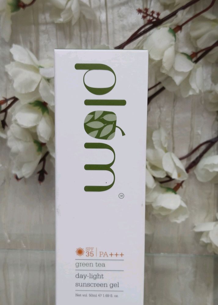 🆕 PLUM Green Tea daylight Sunscreen Gel SPF 35, For Acne Prone Skin