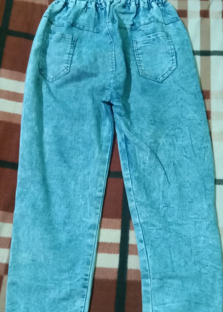 Blue Cargo Jeans